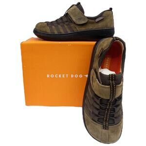 Rocket Dog Stoker Nubuck Brown Sneakers Women's size 7.5